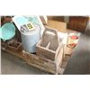 Image 1 : Bread box, canisters, flour sifter, gas can and milk box.