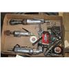 Image 3 : Air hose, die grinder, air drill, blow gun, 3/8 air ratchet and misc.