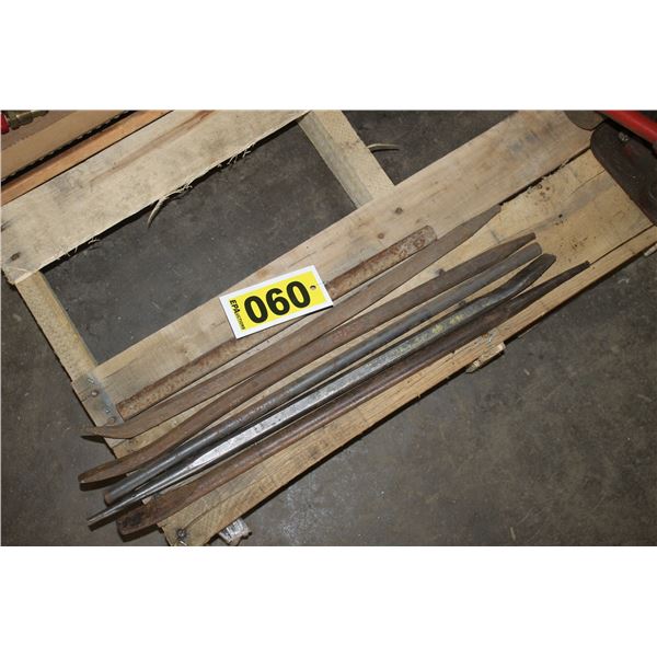 Pry bars and cat bar