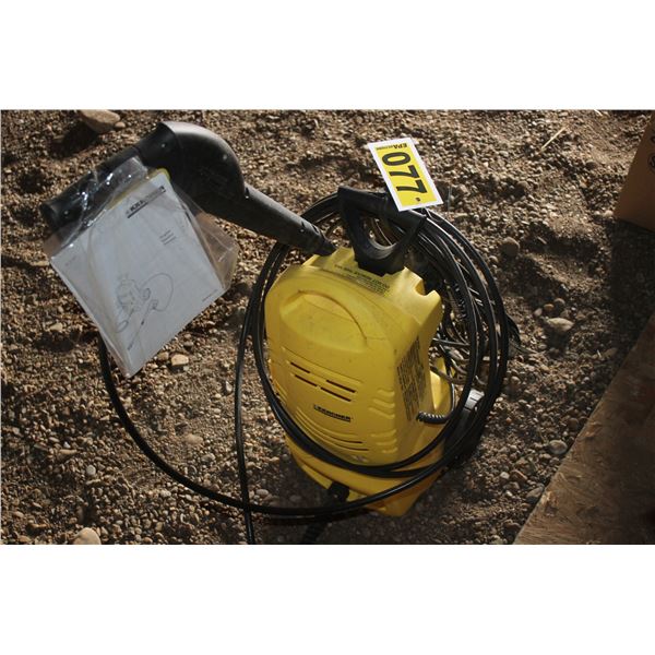 Kercher electric pressure washer.