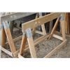 Image 5 : (2) 4 ft saw horses 35"H, ( 4) fence posts.