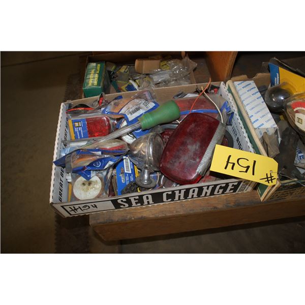 Clearance lights, backup alarm, fuses, rear-view mirrors, power take off adapter, anti-freeze tester