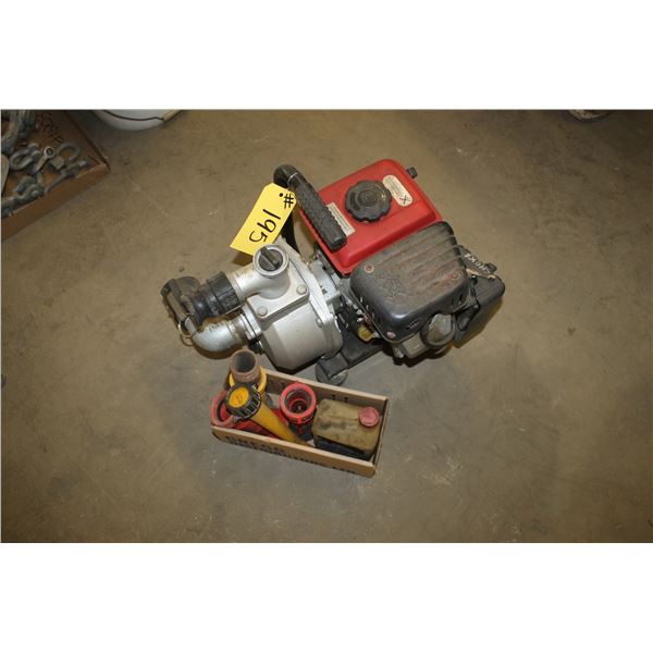 Honda 1 1/2 inch water pump with suction hose. (working)