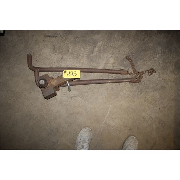 Trailer equalizer hitch and bars (2 5/16 ball and 30" bars)