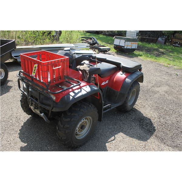 1997 Honda Foreman 400, 2400 miles, used for 575 hours, c/w winch, One owner, Running. Vin # 478TE20