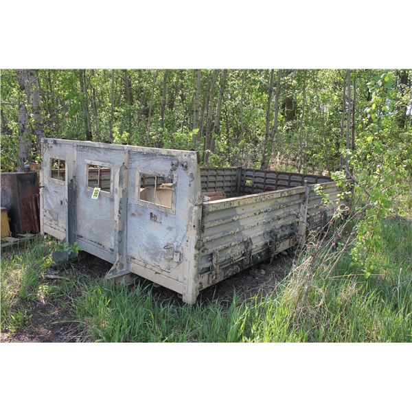 Army truck box 8' x 14 1/2'