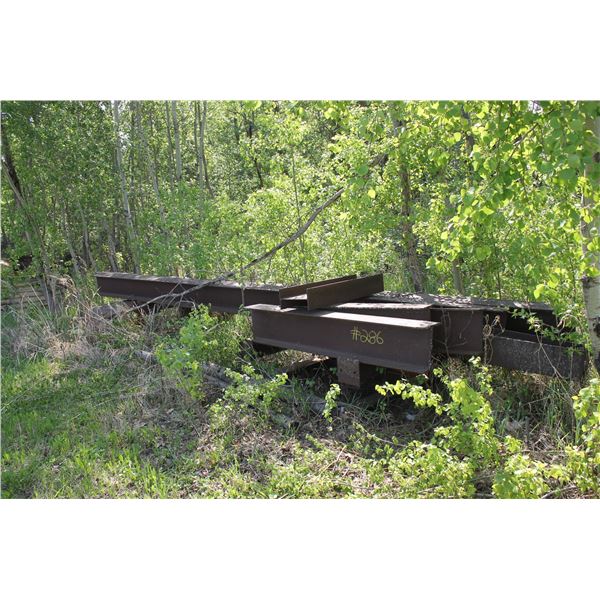 Misc. (7) I-beams 12"x8"