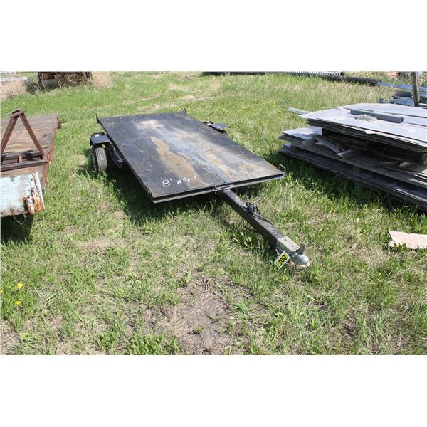 8'x4' single axle (Farm Use Only/No Vin#, need tire repair)