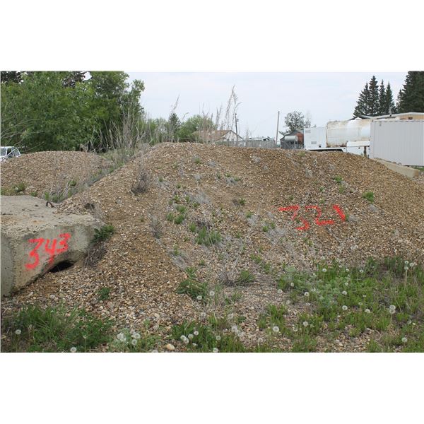 Approx. 200 yards of various gravels, selling by the pile. Buyer responsible to load. To be remove