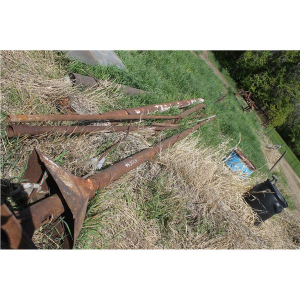 Light pole and misc. pipe.