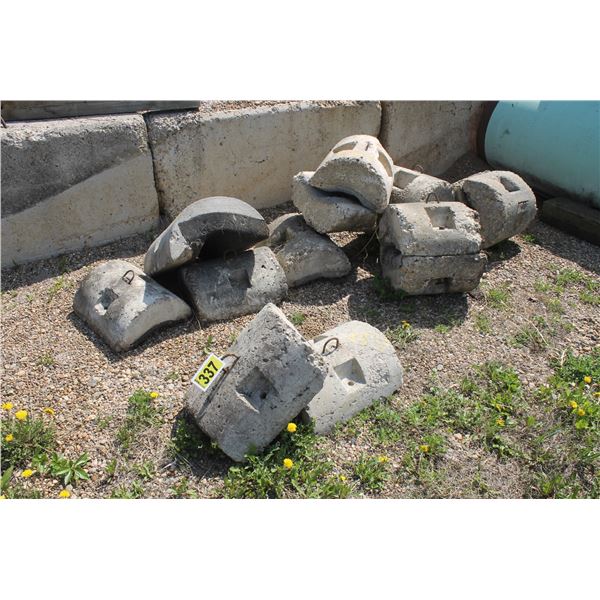 (7) Cement swamp weights.
