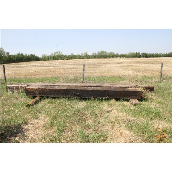 2 - 14"x14"x13'6" Timbers, and 3 -  10"x10" 20-18-14 Timbers.