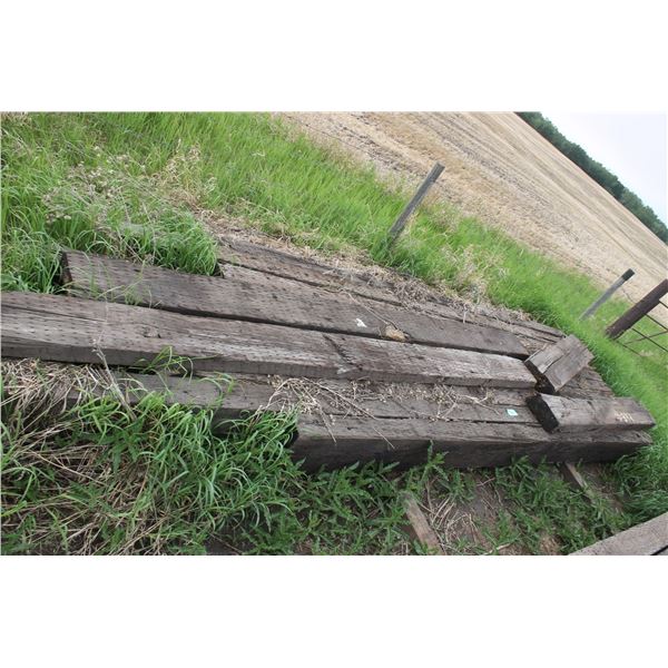 14x6  treated Timbers 16'x20' (9), 12x4 - 13'  treated Timbers.