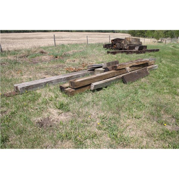 2 piles of misc. Timbers