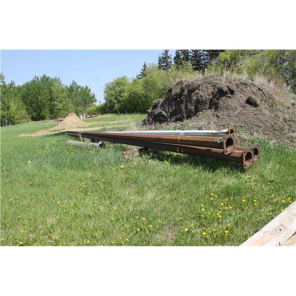38' Steel light poles (3), 26 steel light pole bent (1)