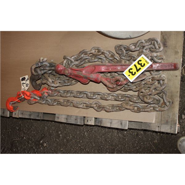 18'  1/2 C7 chain and boomer.