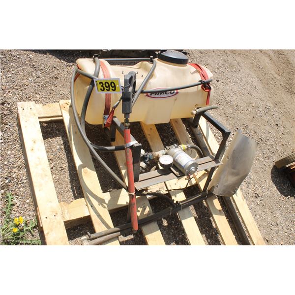 Weed sprayer attachment for quads.(Works)