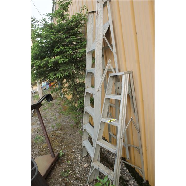 5 ft. Aluminium ladder and 8 ft aluminium ladder.
