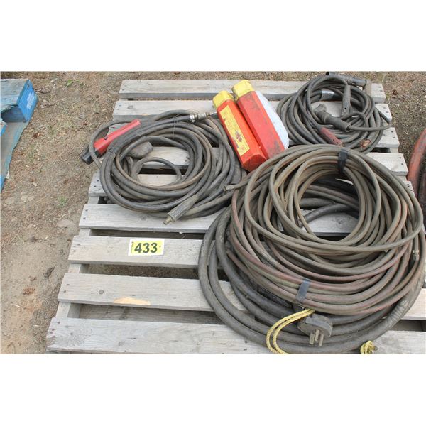 Air arc, welding cable, welding whips oxy acetylene hose x 2, 220