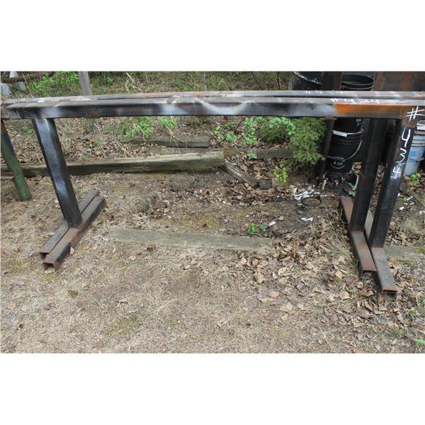 Metal sawhorses 7 1/2' x 3'H