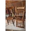 Image 1 : (3) Wooden chairs.