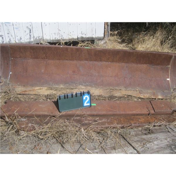 Antique dozer blade c/w side arms