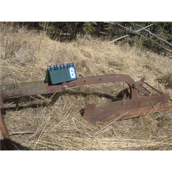 Antique pull behind plow