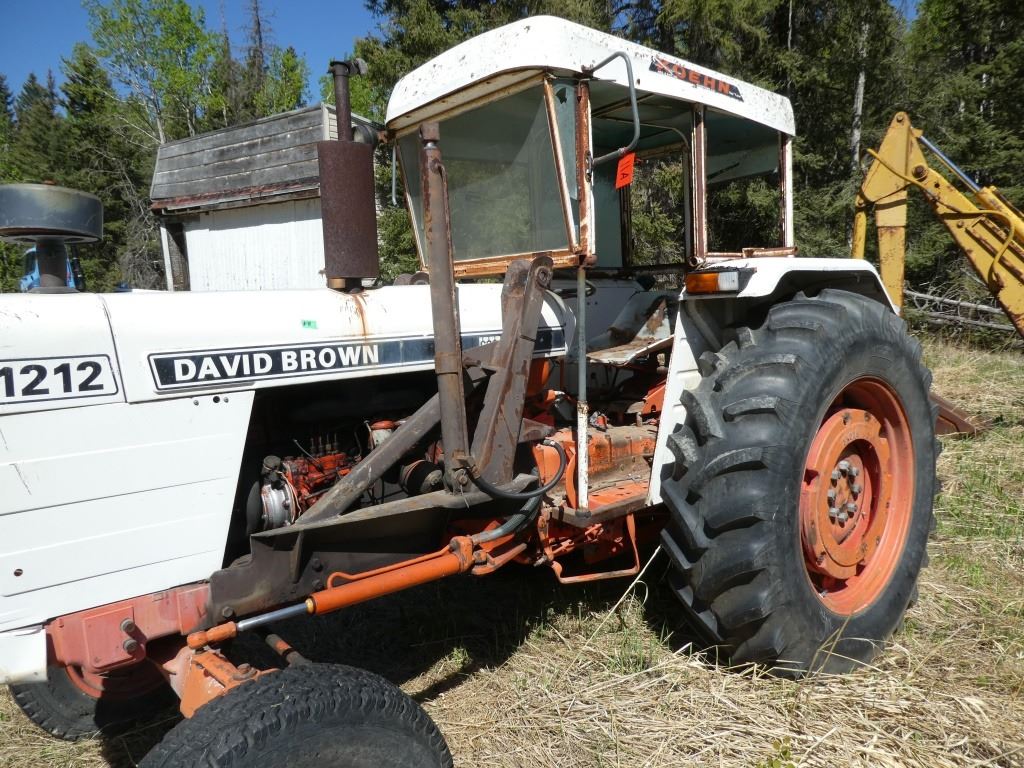 David Brown 1212 Diesel Tractor C w Cab PTO david-brown-1212-diesel-tractor-c-w-cab-pto