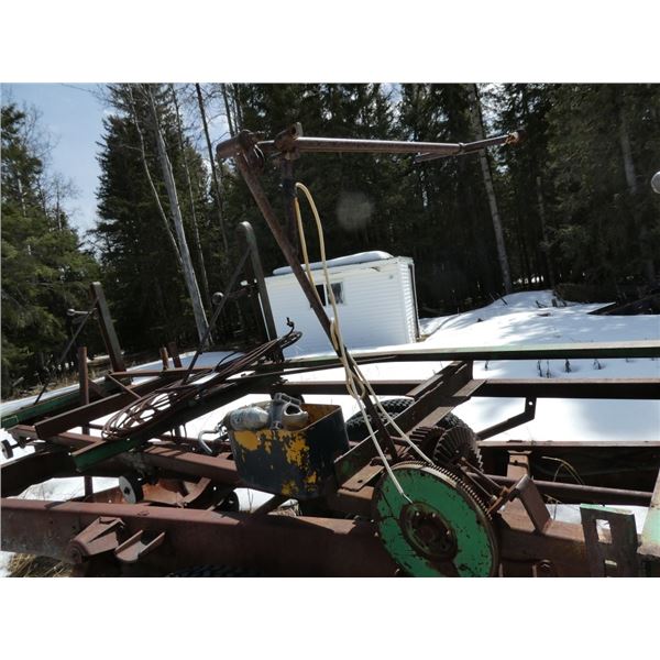Home made Log carrier frame