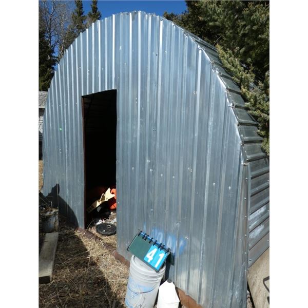 Metal Sided shed on skids no floor
