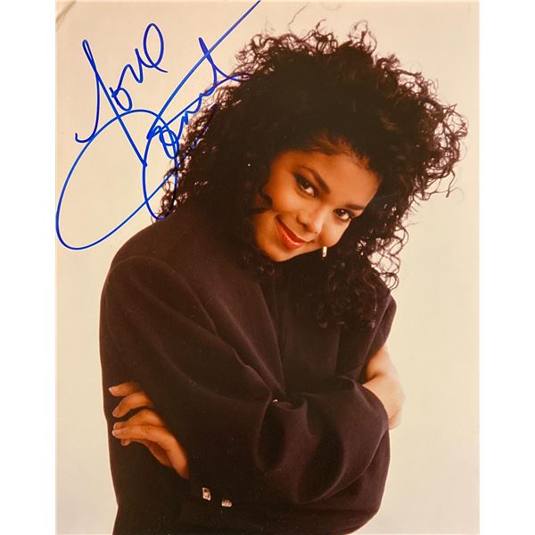 Janet Jackson Signed Photo. GFA Authenticated