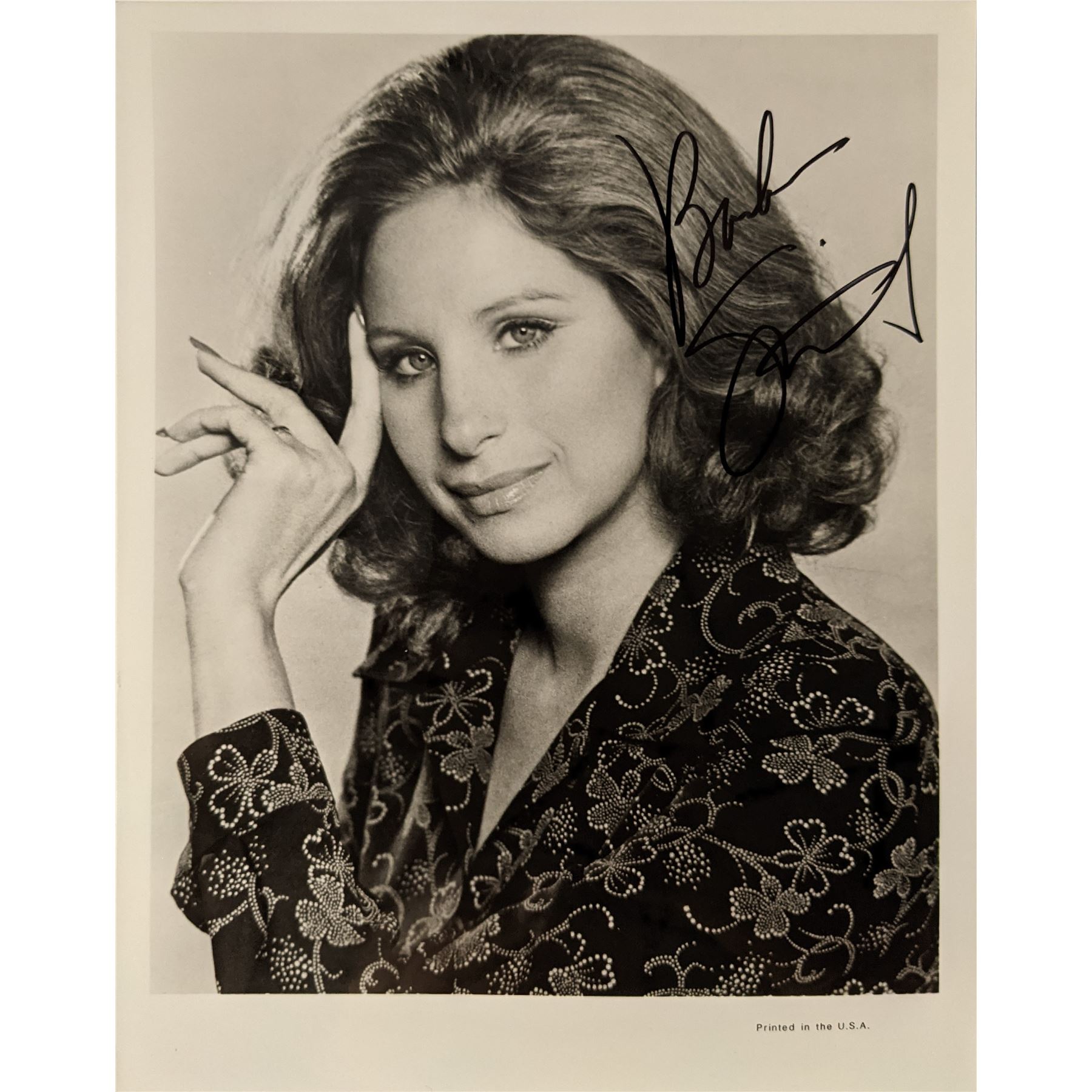 BARRY GIBB / BARBRA STREISAND signed autographed photo COA Hologram