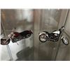 Image 3 : Four Cloisonne Lapel Pin Archive Pin Set, Motorcycle Clock, 2 Mini Harley Davidson Bikes & Two Diamo