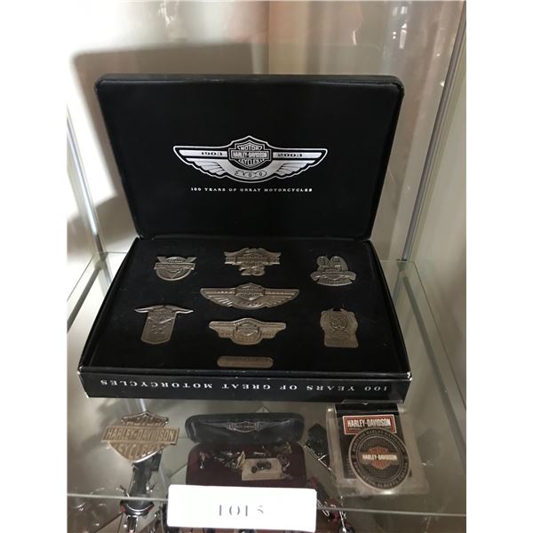 Ltd Edition 100 Years of Great Motorcycles Medallion Set, Harley-Davidson Medallion & Coin