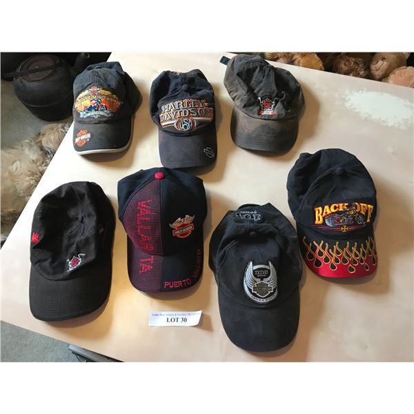 Assorted Harley Davidson Ball Caps