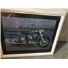 Image 3 : Dirty's Pig Roast Picture, I'd Rather Wear Out Than Rust Away Vintage Framed Art, Motorcycle Photo, 