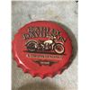 Image 3 : Harley Davidson Mirror & Two Decorative Bottle-cap Wall Decorations