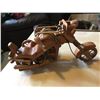 Image 3 : Lg Wooden Decorative Motorcycle w Sidecar