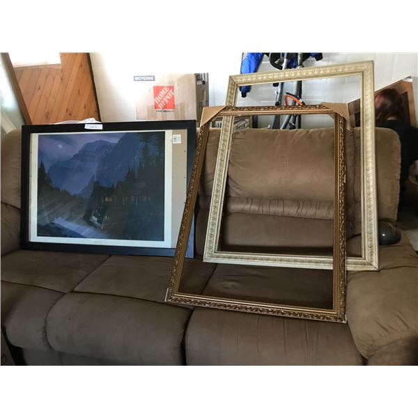 Peace in the Valley by Rod Tribiger Framed Poster & 2 Lg Picture Frames