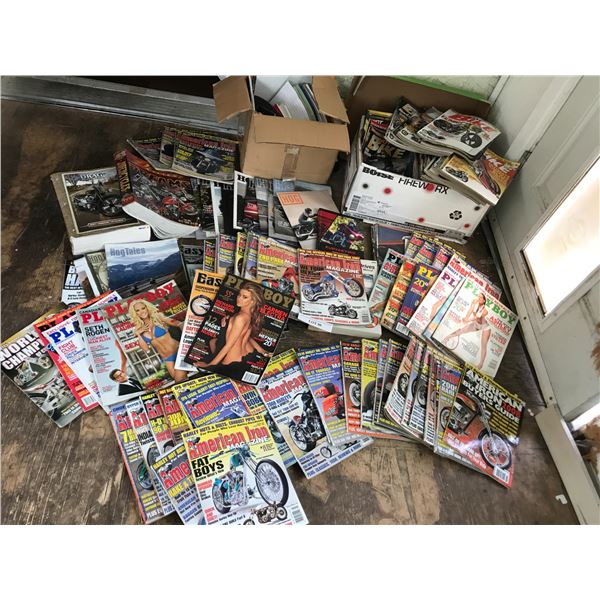 Huge Variety of Magazines incl Playboy, American Magazine, HOG, Hot Bike etc