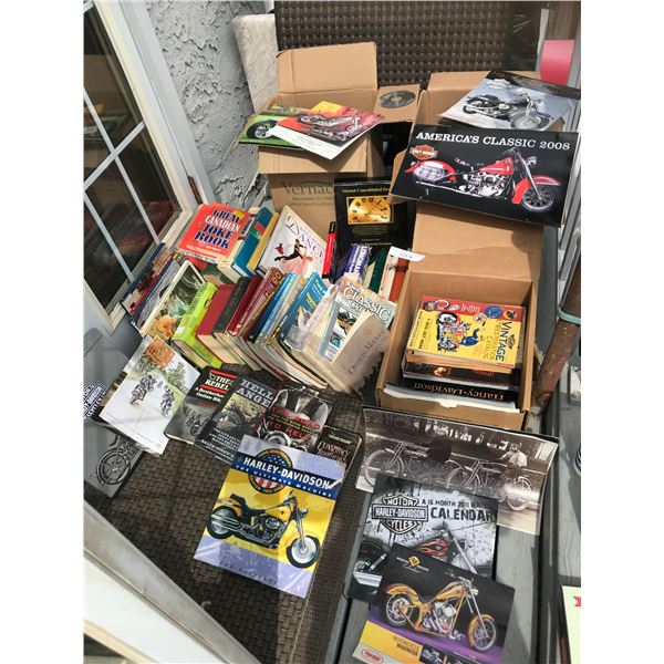 Hells Angels Books, Harley Davidson Calendars & Monopoly, HOG Magazines & Variety of Books & Magazin