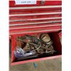 Image 17 : Huge Beach Red Tool Cabinet w Large asst of Tools