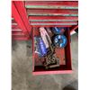 Image 23 : Huge Beach Red Tool Cabinet w Large asst of Tools