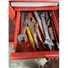 Image 3 : Huge Beach Red Tool Cabinet w Large asst of Tools