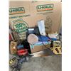 Image 1 : Gemini 250 High Technology Air Compressor, Black & Deck Jigsaws, Stanley Hand Saw, Cleaning Brush, L