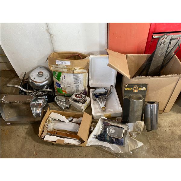 Harley Davidson Chrome Screaming Eagle Tuner, Chrome Oil Tank, Chrome Side Cover & Brackets, Chrome 