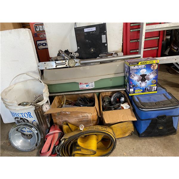 Ratchet Strap, TriBurst LED Light, Asst Motorcycle Parts, Electrical Components, Ratchet Straps