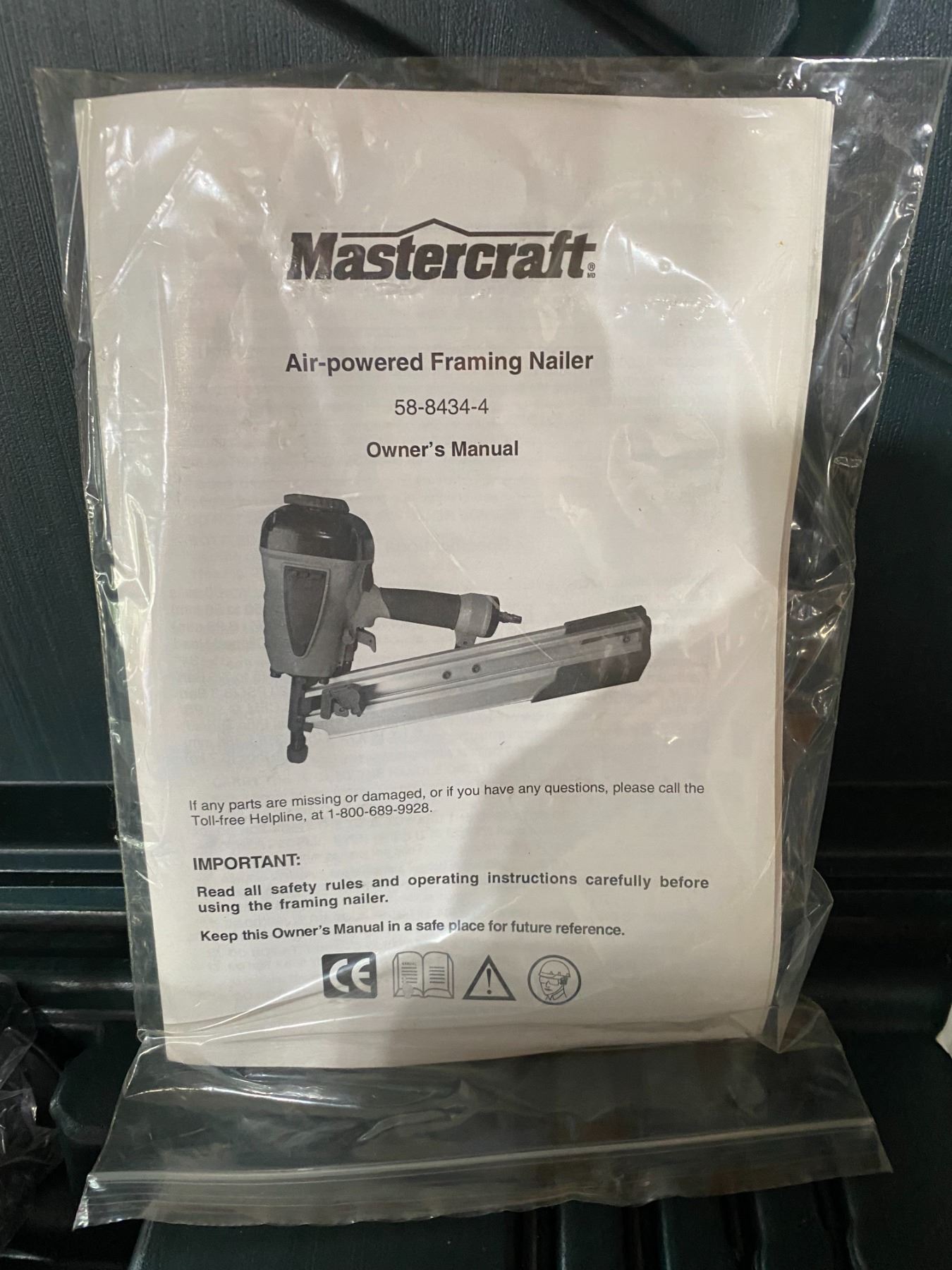 MasterCraft Air Powered Framing Nailer Beck Auctions Inc.