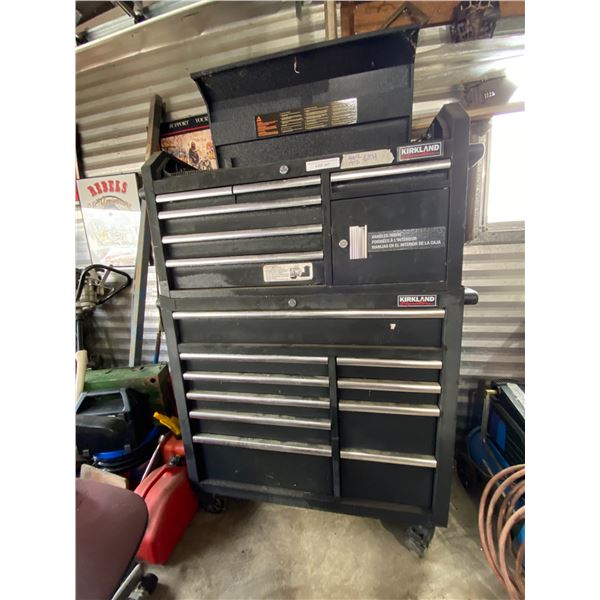 Kirkland Signature Tool Cabinet, Pneumatic Palm Sander, Carpenter Square, Safety Glasses, Kirkland S
