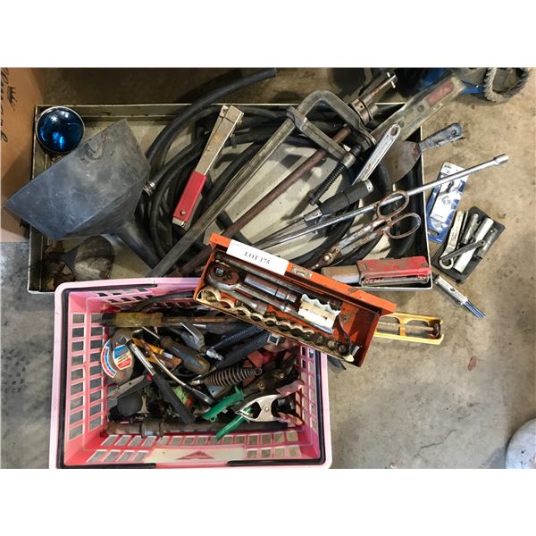 Vices, Hammer Stapler, Tin Snips, Oil Tray, Funnel, Welding Tools, Ratchet & Socket Set